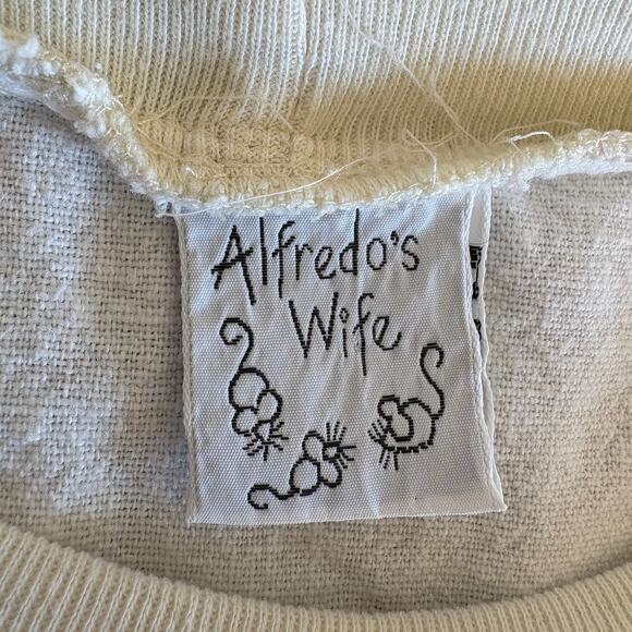 Alfredo's Wife Native American Embroidered Applique Crewneck - Women's Small - Picture 5 of 7